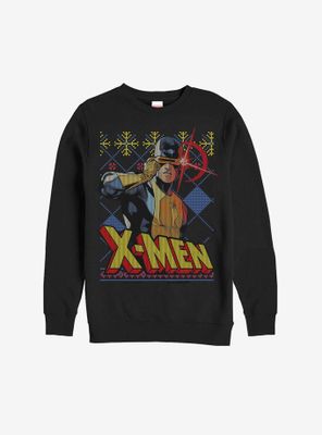 Marvel X-Men Cyclops Christmas Pattern Sweatshirt
