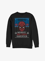 Marvel Spider-Man Dad's Heroic Holiday Sweater Sweatshirt