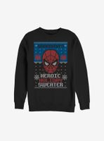 Marvel Spider-Man Grandma's Heroic Holiday Sweater Sweatshirt