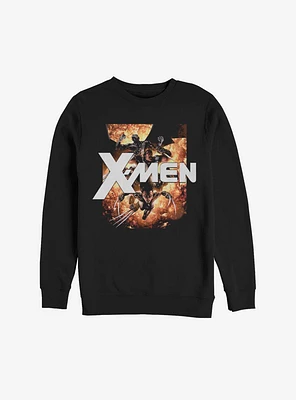 Marvel X-Men Explosion Sweatshirt