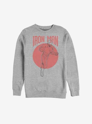 Marvel Iron Man Sketch Silhouette Sweatshirt