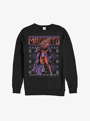 Marvel X-Men Magneto Holiday Pattern Sweatshirt