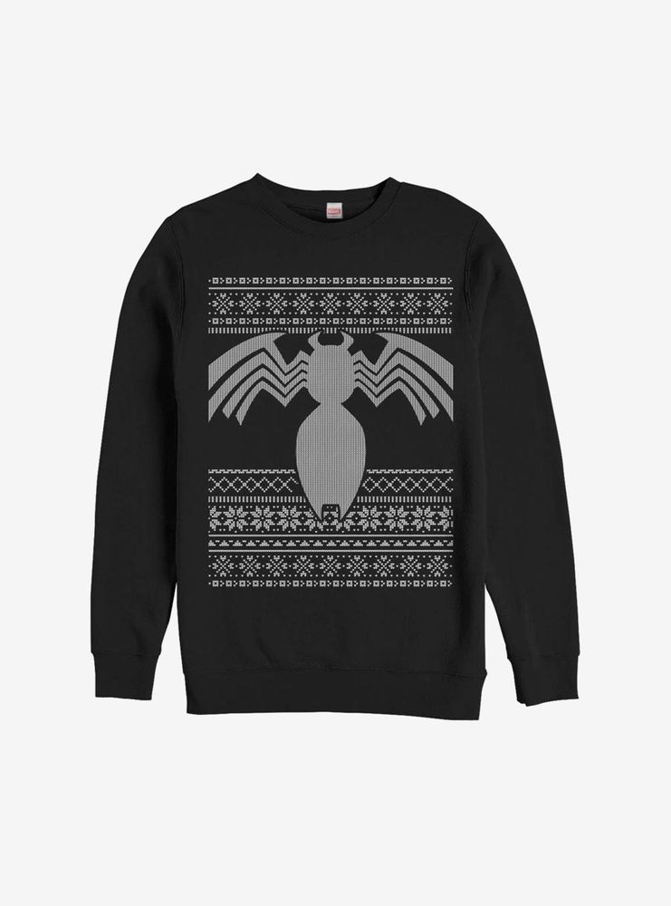 Marvel Venom Christmas Pattern Sweatshirt