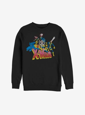 Marvel X-Men Group Fight Sweatshirt