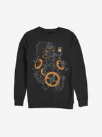 Star Wars Episode VIII The Last Jedi Big BB-8 Schematic Sweatshirt