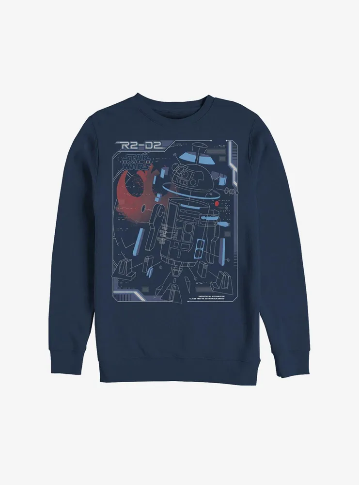 Star Wars Episode VIII The Last Jedi Droid Break Sweatshirt