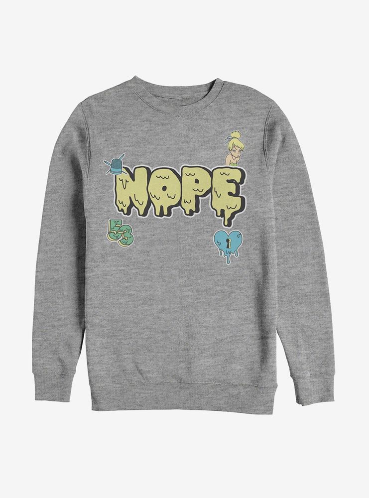 Disney Peter Pan Tinker Bell Nope Sweatshirt