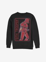 Star Wars Episode IX The Rise Of Skywalker Retro Sith Trooper Sweatshirt