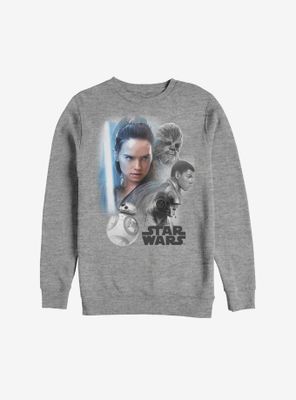 Star Wars Episode VIII The Last Jedi Real Heroes Sweatshirt