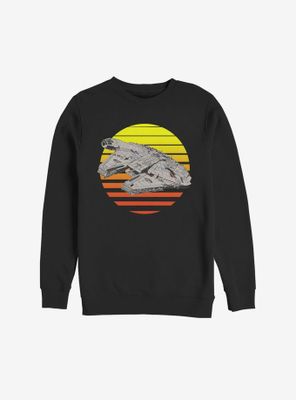Star Wars Episode VIII The Last Jedi Falcon Sunset Sweatshirt