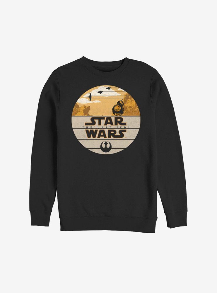 Star Wars Episode VIII The Last Jedi BB-8 Sun Droid Sweatshirt