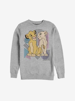 Disney The Lion King Simba And Nala Nostalgia Sweatshirt