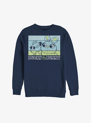 Disney Pixar Toy Story 4 Ducky And Bunny Sweatshirt