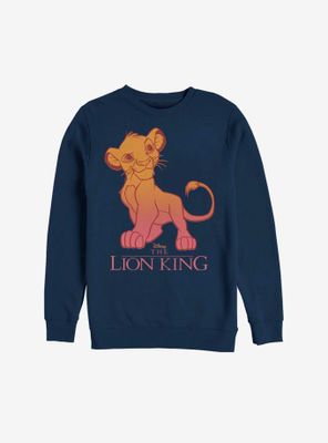 Disney The Lion King Simba Fade Sweatshirt