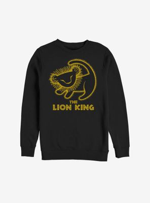 Disney The Lion King Simba Drawing Sweatshirt