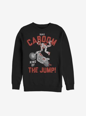 Disney Pixar Toy Story 4 Duke Caboom King Of The Jump Sweatshirt