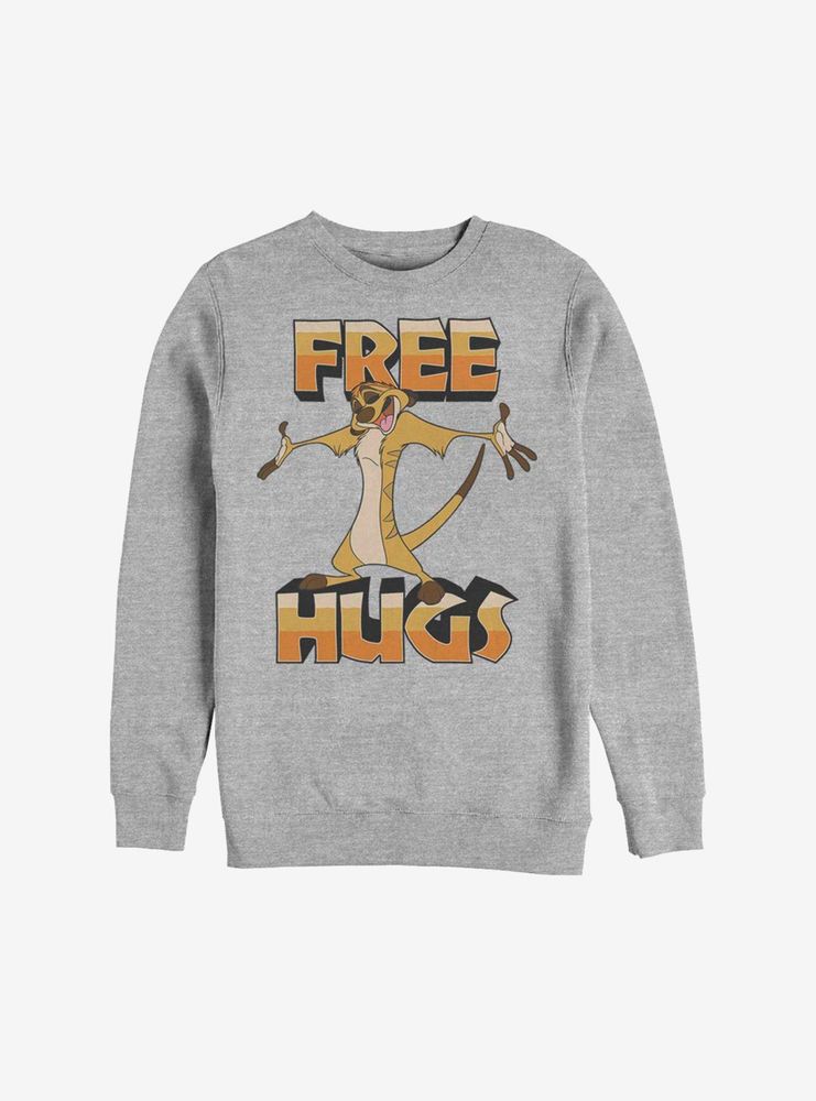 Disney The Lion King Timon Free Hugs Sweatshirt