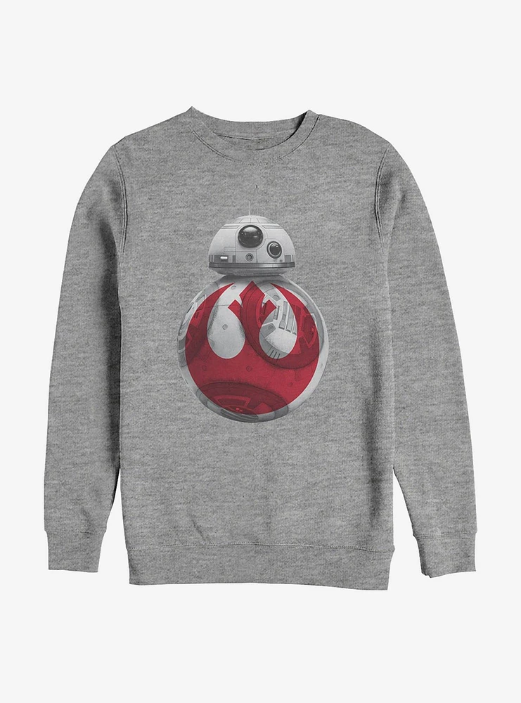 Star Wars Episode VIII The Last Jedi Rebel On BB-8 Sweatshirt
