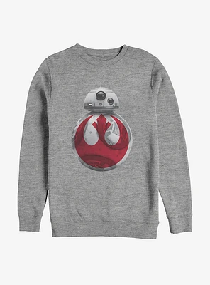 Star Wars Episode VIII The Last Jedi Rebel On BB-8 Sweatshirt