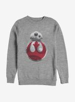 Star Wars Episode VIII The Last Jedi Rebel On BB-8 Sweatshirt