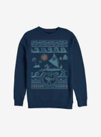 Disney Moana Christmas Pattern Sweatshirt