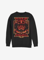 Star Wars Episode IX The Rise Of Skywalker Red Perspective Sweatshirt