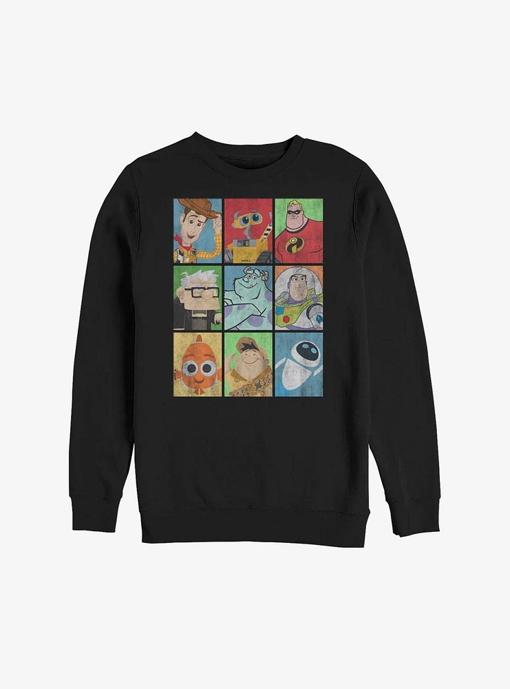 Disney Pixar Character Lineup Sweatshirt