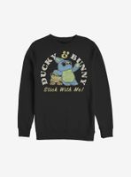 Disney Pixar Toy Story 4 Ducky and Bunny Stuck With Me Sweatshirt