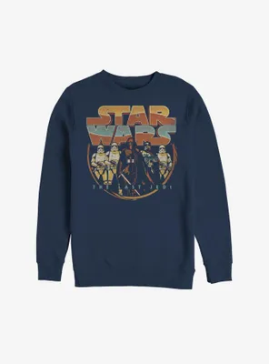 Star Wars Episode VIII The Last Jedi Retro Style Sweatshirt