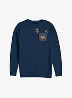 Disney Pixar Toy Story Slinky Dog Faux Pocket Sweatshirt