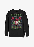 Disney Pixar Toy Story Woody Christmas Pattern Sweatshirt