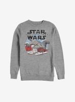 Star Wars Episode VIII The Last Jedi Salt Battle Sweatshirt