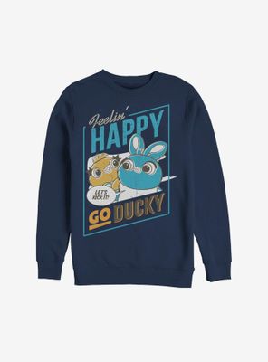 Disney Pixar Toy Story 4 Happy Go Ducky Sweatshirt
