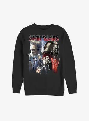 Star Wars Episode VIII The Last Jedi Both Sides Sweatshirt