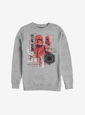 Star Wars Episode IX The Rise Of Skywalker Super Red Trooper Sweatshirt