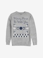 Star Wars Merry Force Be With You Christmas Pattern Sweatshirt