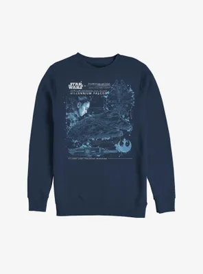 Star Wars Episode VIII The Last Jedi Falcon Sweatshirt