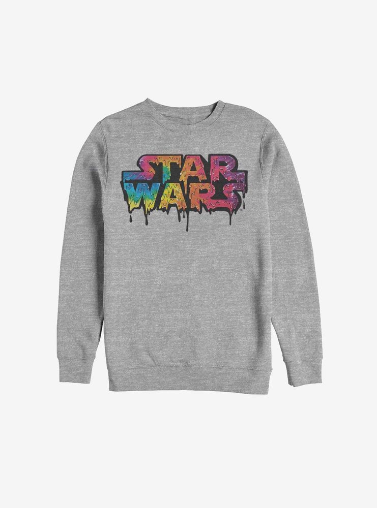 Star Wars Tie Dye Drip Logo Sweatshirt