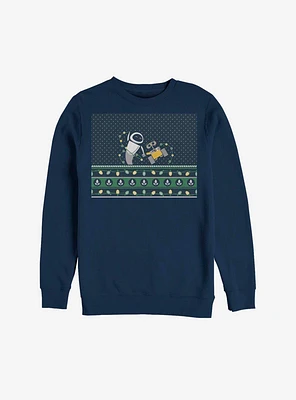 Disney Pixar WALL-E Small Christmas Pattern Sweatshirt