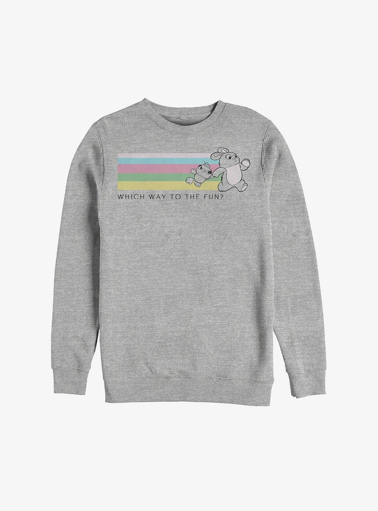 Disney Pixar Toy Story 4 Which Way To Fun Sweatshirt