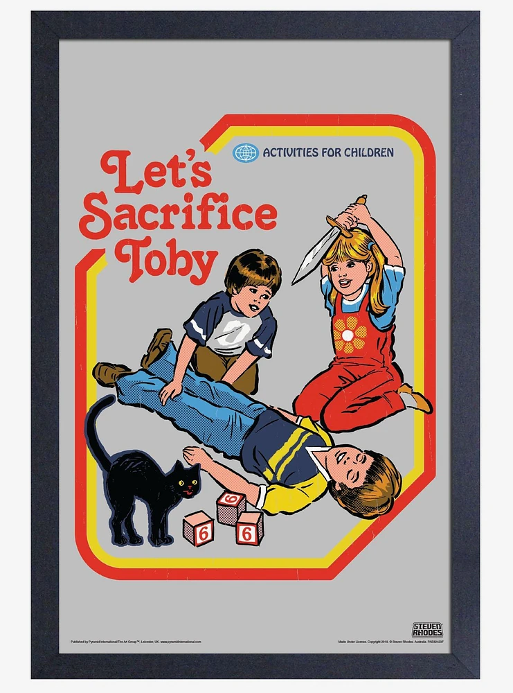 Let's Sacrifice Toby Framed Print By Steven Rhodes