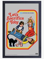 Let's Sacrifice Toby Framed Print By Steven Rhodes