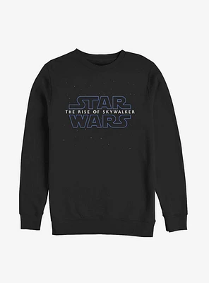 Star Wars Episode IX The Rise Of Skywalker Classic Galaxy Logo Sweatshirt