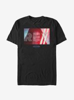 Star Wars Episode IX The Rise Of Skywalker Rey Red Saber T-Shirt