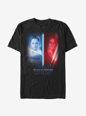 Star Wars Episode IX The Rise Of Skywalker Split Rey T-Shirt
