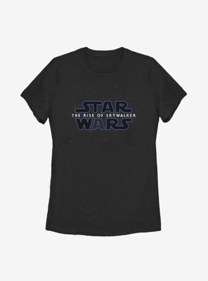 Star Wars Episode IX The Rise Of Skywalker Classic Galaxy Logo Womens T-Shirt