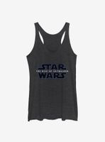 Star Wars Episode IX The Rise Of Skywalker Classic Galaxy Logo Womens Tank Top