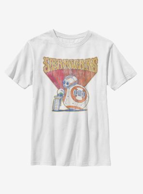 Star Wars Episode IX The Rise Of Skywalker BB-8 Retro Youth T-Shirt