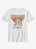 Star Wars Episode IX The Rise Of Skywalker BB-8 Retro Youth T-Shirt