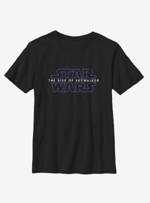Star Wars Episode IX The Rise Of Skywalker Classic Galaxy Logo Youth T-Shirt